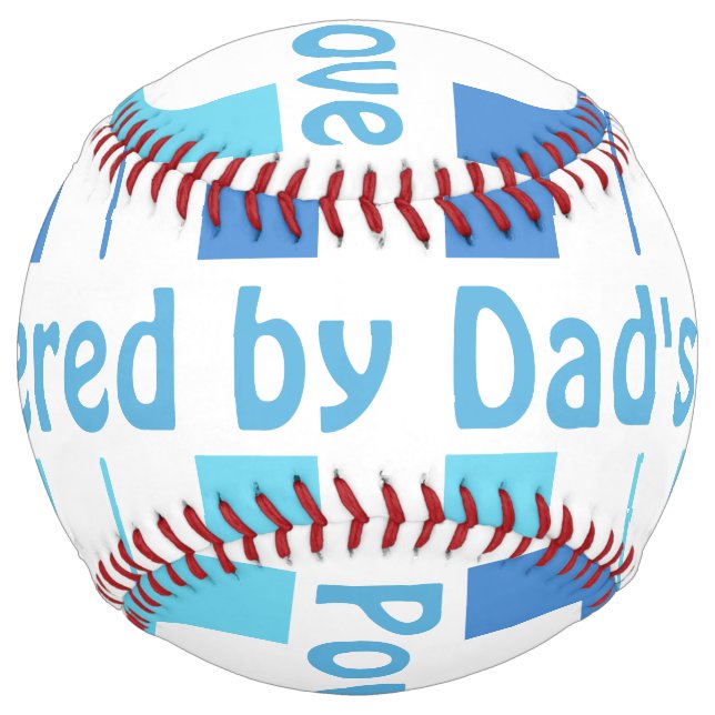 Powered by Dad's Love: Making Memories with Hugs Softball (Front)