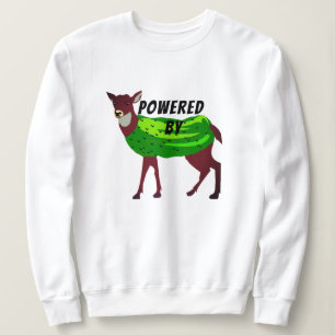 Powered by Dil Doe Hoodie - Adult Humour Sweatshir