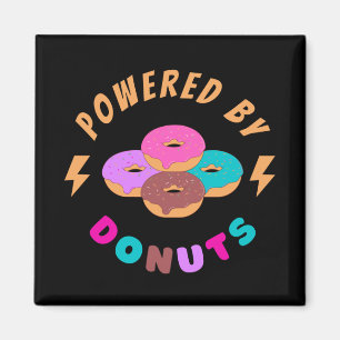 Powered By Doughnuts Magnet