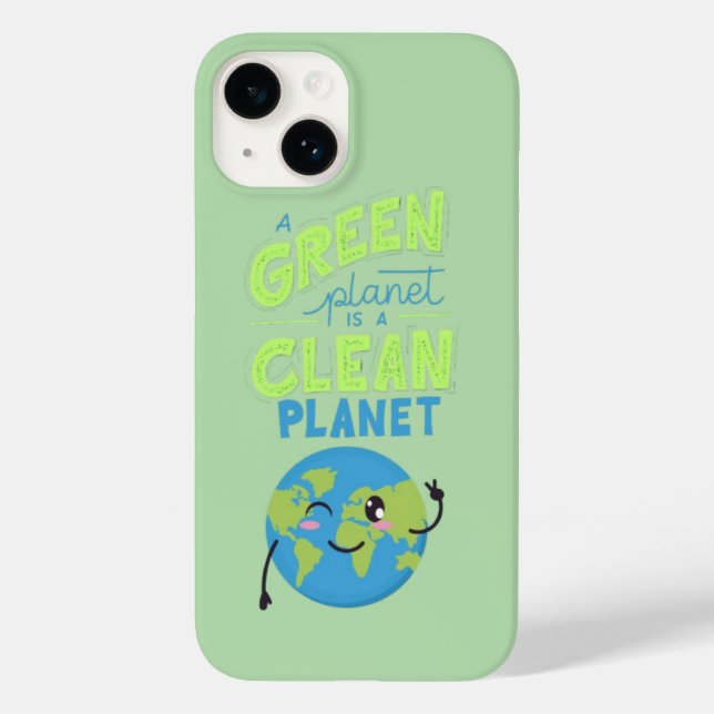 Powered by Green: Thrive with Nature" Case-Mate iPhone Case (Back)