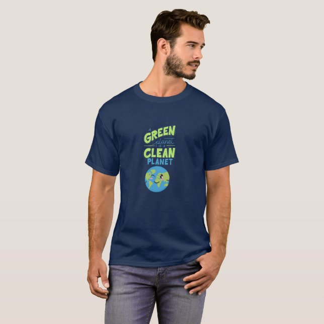 Powered by Green: Thrive with Nature" T-Shirt (Front Full)