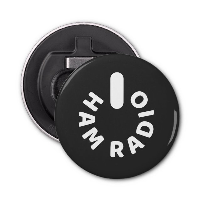Powered by HAM Radio Bottle Opener (Front)