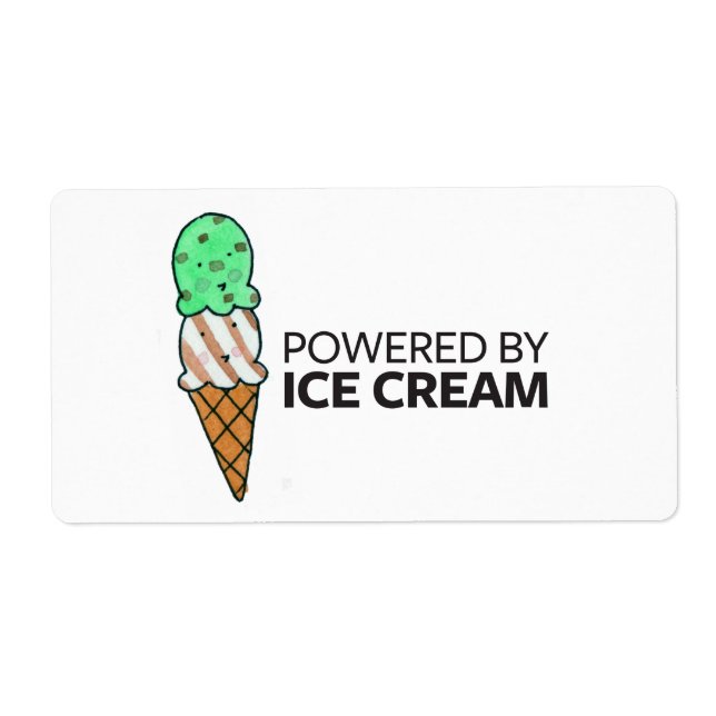 Powered by Ice Cream (Front)