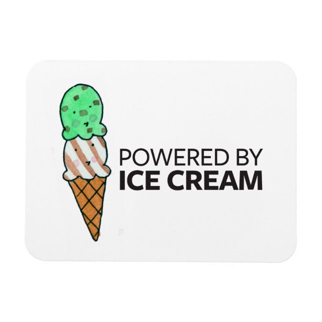 Powered by Ice Cream Magnet (Horizontal)