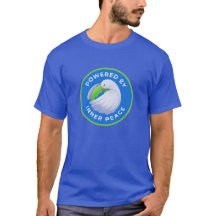 Powered by Inner Peace Blue Green Dove