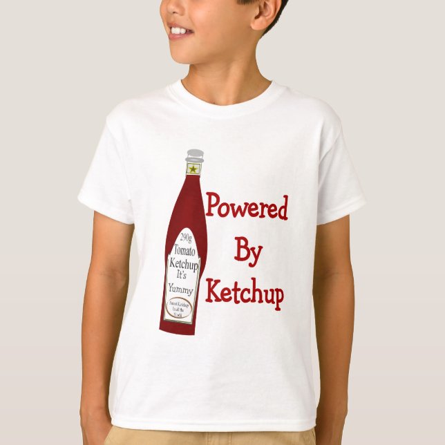 Powered By Ketchup T-Shirt (Front)