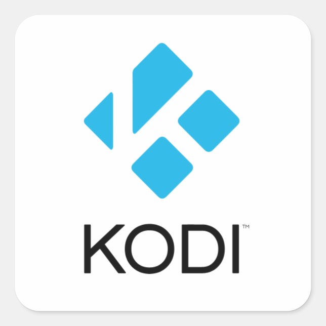 Powered by Kodi Stickers (Front)