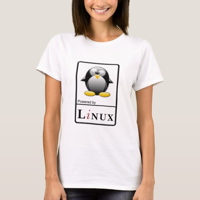 Powered by Linux T-Shirt (Front)