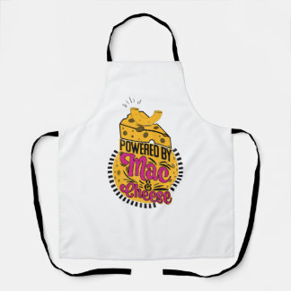 powered by mac and cheese apron