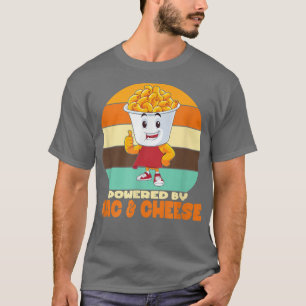 Powered By Macs And Cheese Macaronis And Cheese Lo T-Shirt