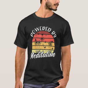 Powered By Meditation Meditation Spiritual Buddhis T-Shirt