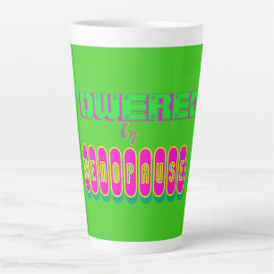 Powered by Menopause 6 Latte Mug