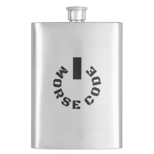 Powered by Morse Code Hip Flask