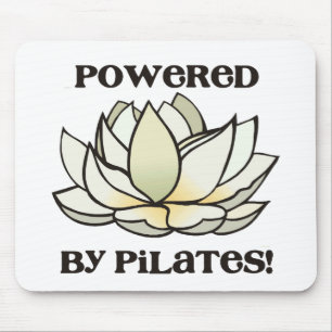 Powered By Pilates Lotus Mouse Pad