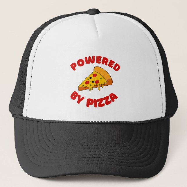 POWERED BY PIZZA TRUCKER HAT (Front)