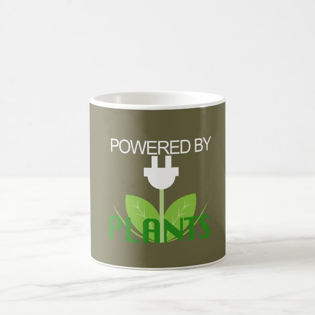 Powered By Plants Coffee Mug (Center)