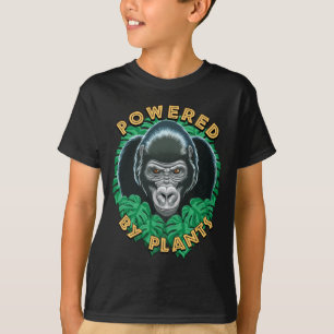 Powered by plants, vegan Kids' T-Shirt