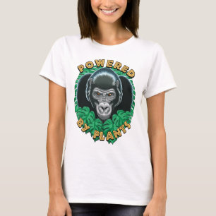 Powered by plants, vegan women's T-Shirt