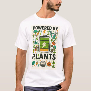 Powered by Plants vegetable lightning T-Shirt