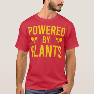 Powered By Plants Vegetarian Vegan Workout Plant P T-Shirt