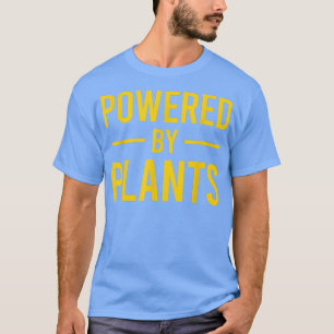 Powered By Plants Vegetarian Vegan Workout Plant P T-Shirt