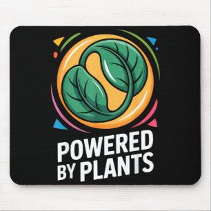 Powered By Plants Veggie Lovers Eco-friendly Lifes Mouse Pad