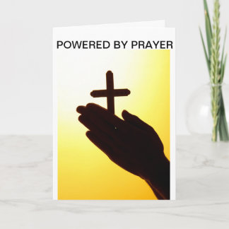 Powered by Prayer greeting cards