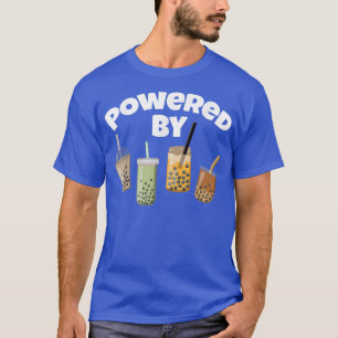 Powered By Ramen and Boba Anime Japanese Noodle Bu T-Shirt