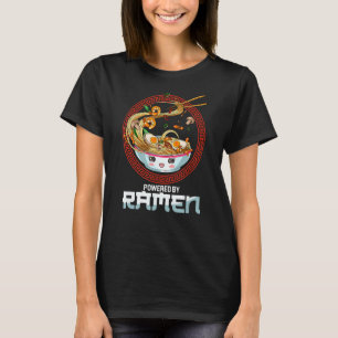 Powered By Ramen Korean Noodle Soup Japanese Asian T-Shirt