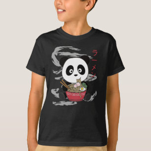 Powered By Ramen Sweet Panda Eats Ramen T-Shirt