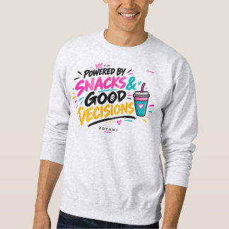 Powered by Snacks Men’s Sweatshirt