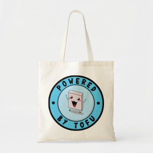 Powered by Tofu Tote Bag