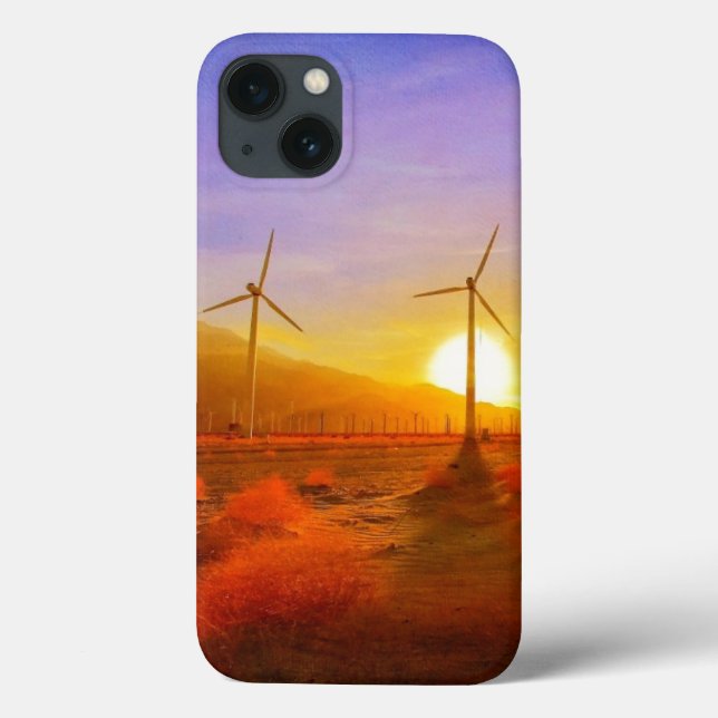 Powered by Wind Case-Mate iPhone Case (Back)