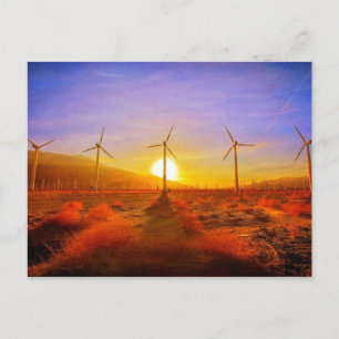 Powered by Wind Postcard