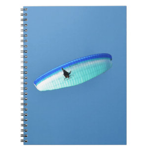 Powered Paraglider Spiral Notebook