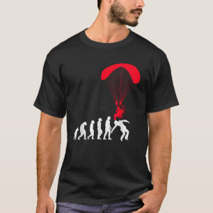 Powered Paramotor Funny Paragliding Evolution Para T-Shirt