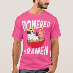 Powered Ramen Anime Noodles Kawaii Japanese Japan  T-Shirt
