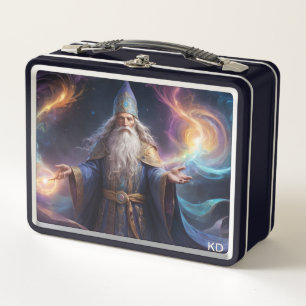 *~* Powerful 2 Wizard of Love + Light Initials Metal Lunch Box