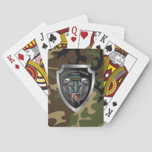 Powerful 5th Special Forces Group (Airborne) Playing Cards