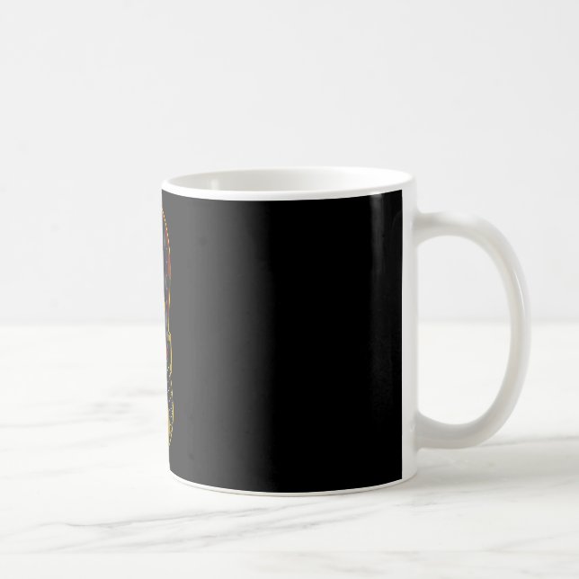 Powerful Black History Month African Mask  Coffee Mug (Right)