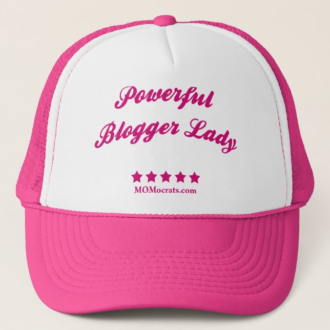 Powerful Blogger Lady Hat (Front)