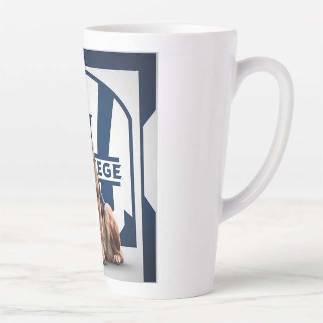 Powerful Breed Dog: German Shepherd Latte Mug (Right)