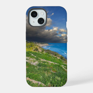 Powerful Clouds over Point Dume iPhone 15 Case