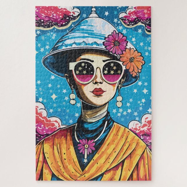 Powerful Elegant Woman Jigsaw Puzzle (Vertical)