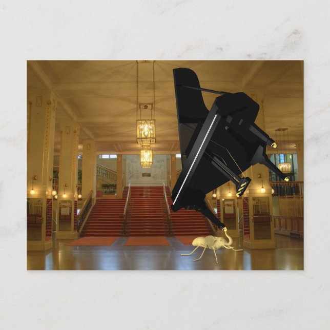 Powerful Eleph-Ant Postcard (Front)