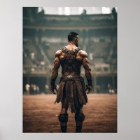 Powerful Gladiator in the Ancient Arena - Inspirin