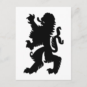Powerful Lion Postcard