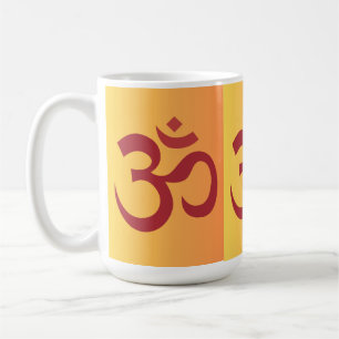 Powerful Om Symbol - Vibrations of the Universe Coffee Mug
