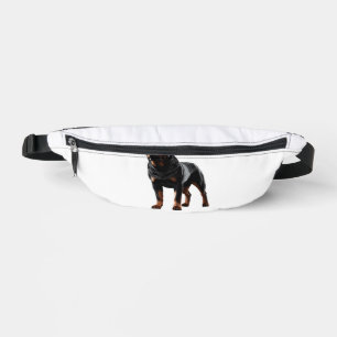 Powerful Rottweiler Stance � Bold Full-Body Dog Bum Bags