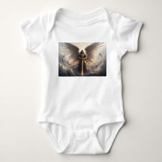 Powerful St Michael the Archangel Baby Jumper Bodysuit